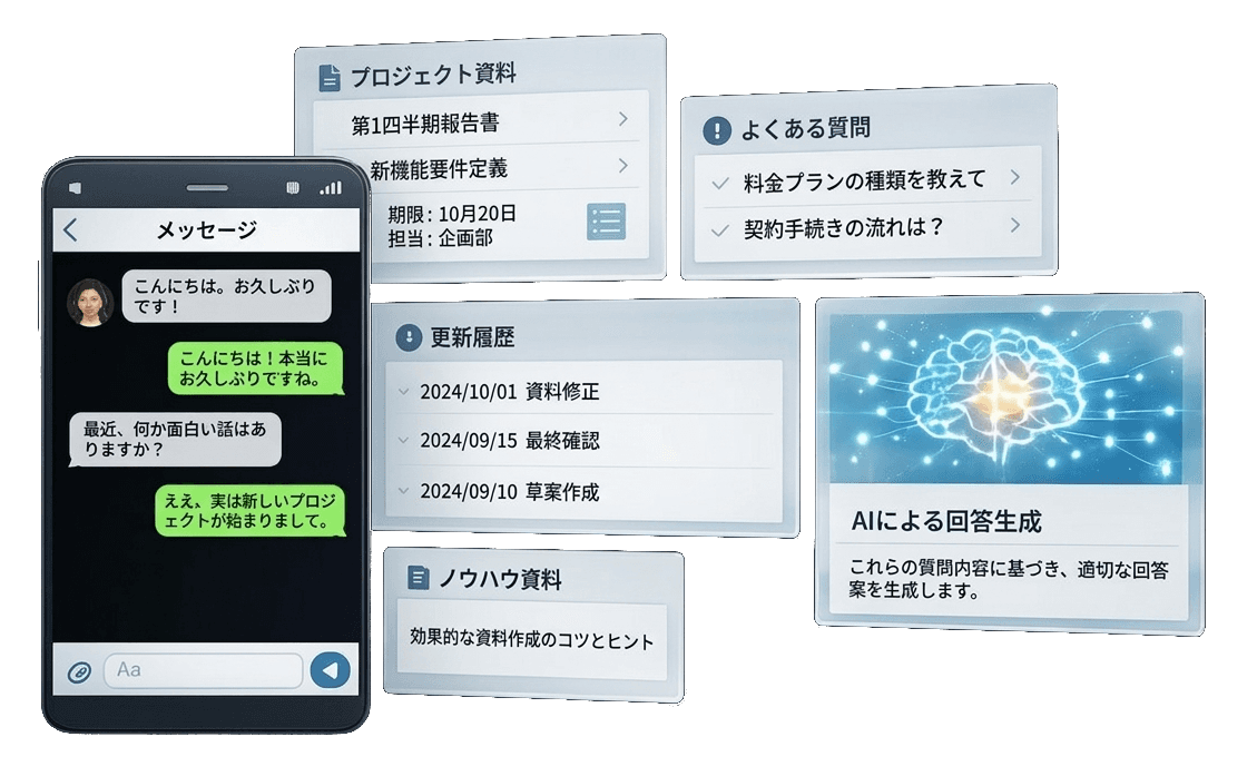 TalkのUIイメージ