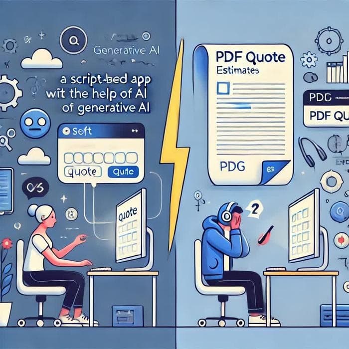 未来の見積システム開発のアイデア  ｜  GUIアプリケーションからスクリプトベースアプリケーションへの回帰！？