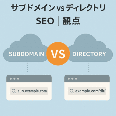 サブドメイン vs ディレクトリ｜SEOの観点