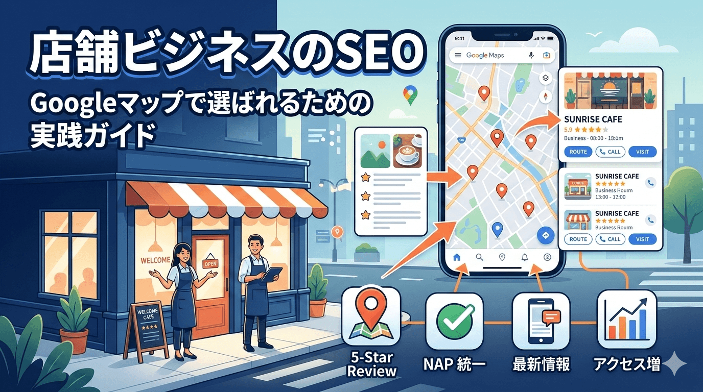 店舗ビジネスのSEO：Googleマップで選ばれるための実践ガイド