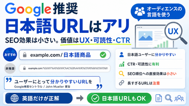 最新SEOではページURLに日本語を使うのが推奨されている理由【Google公式も明言】