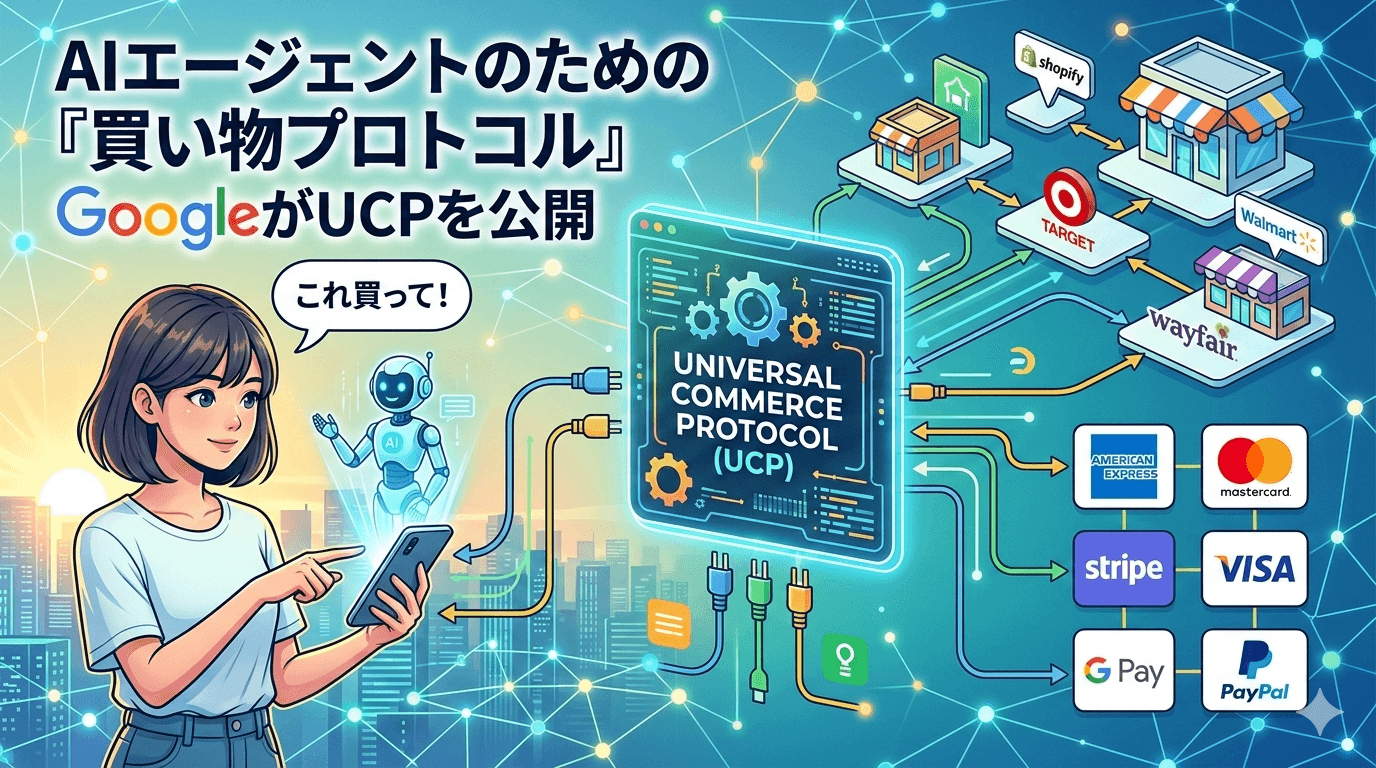 AIエージェントのための「買い物プロトコル」:GoogleがUCPを公開