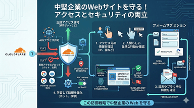 中小企業のWebサイトを守る、スクレイピング対策・スパム対策
