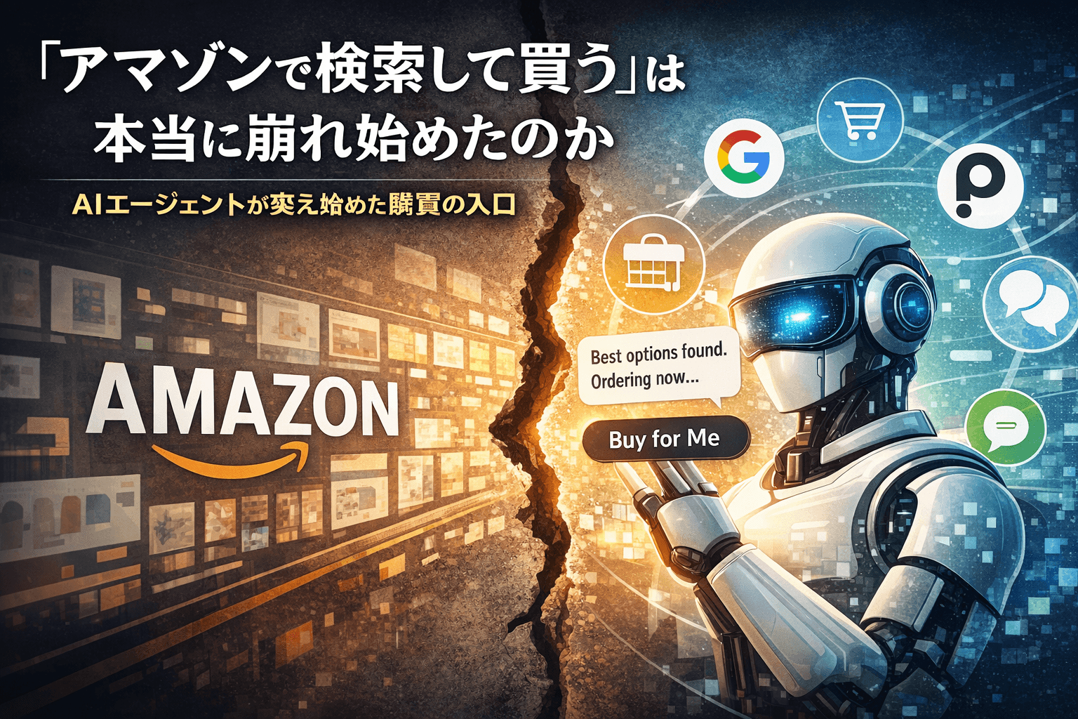 AIエージェントが変え始めた購買の入口｜ アマゾンで検索して買うは崩れるか
