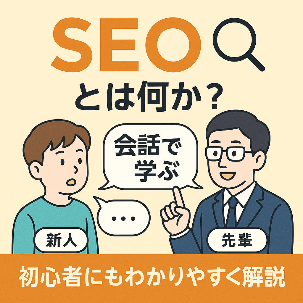 「SEOってなに?」を先輩に聞いてみたら、めっちゃわかりやすかった話。