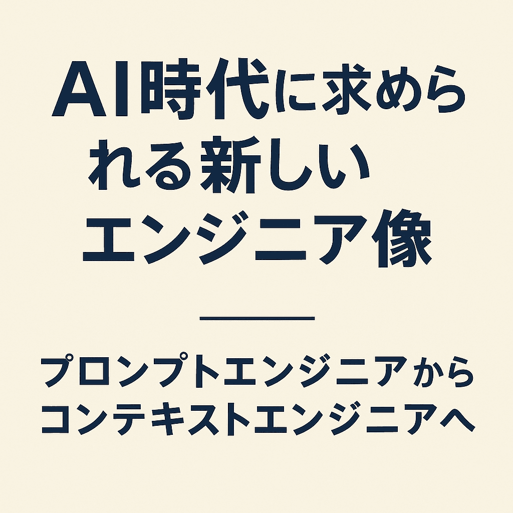 必要なのは「プロンプト」ではなく「コンテキスト」